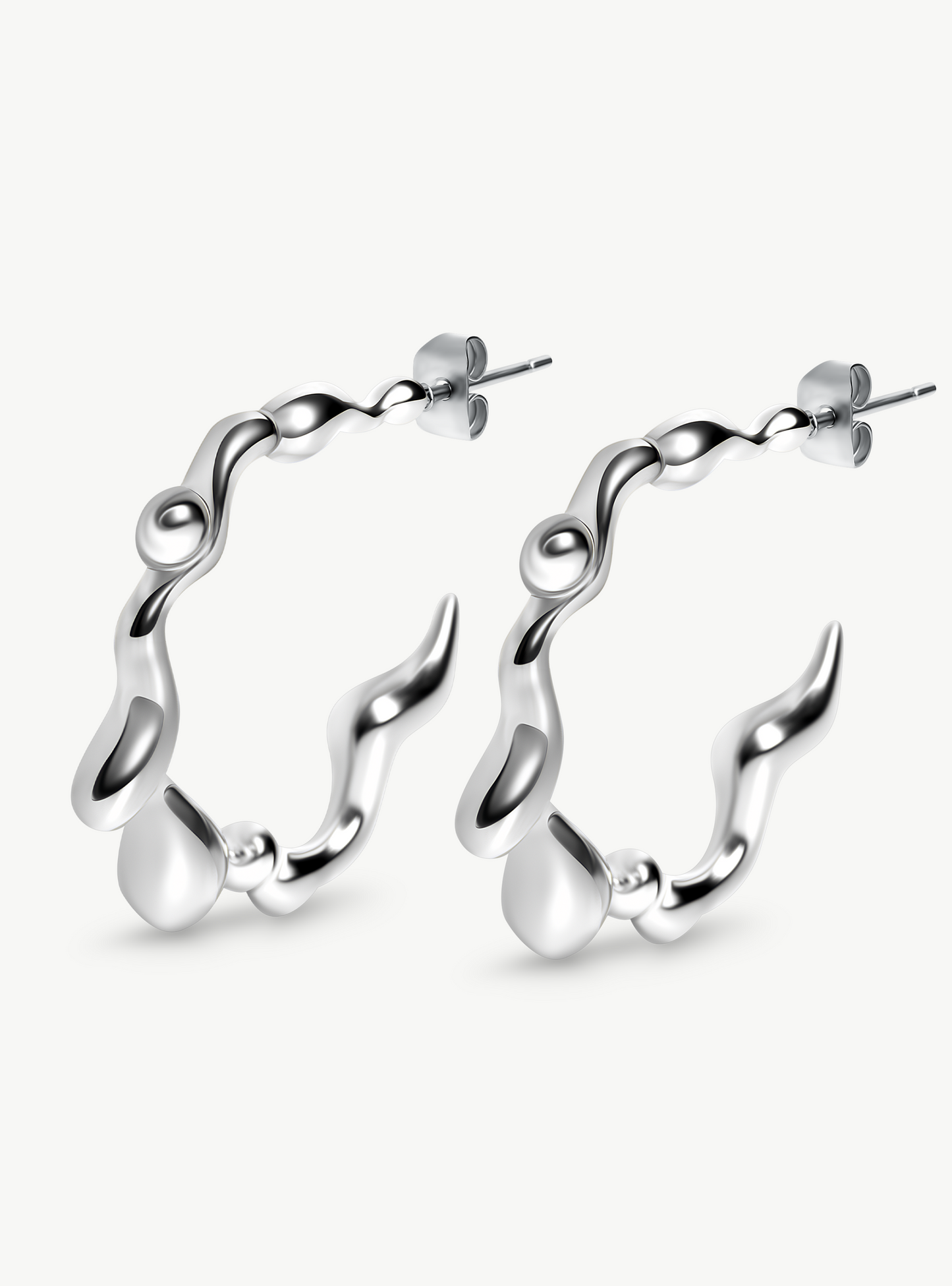 Lisa Earrings | Silver
