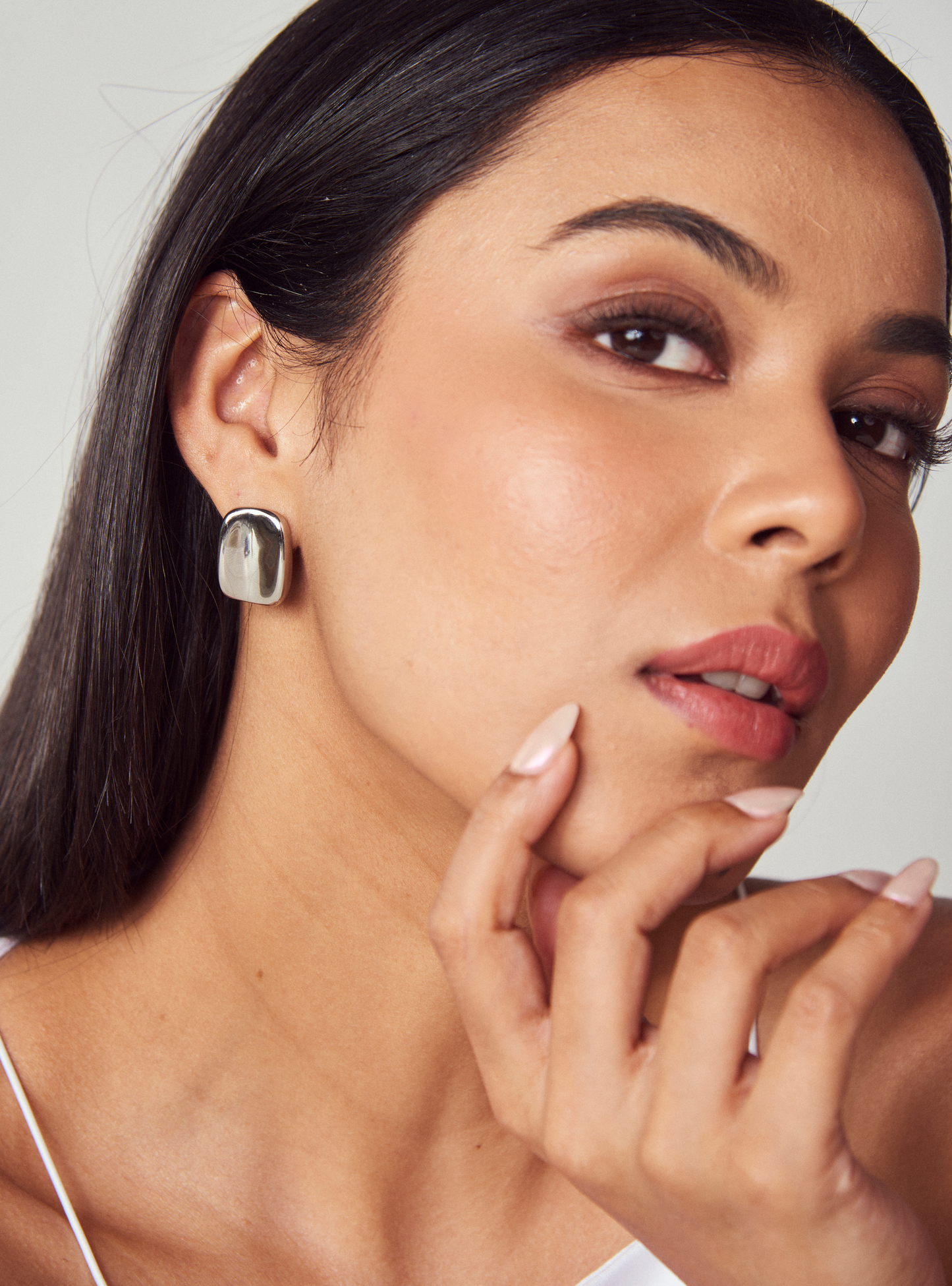 Iris Earrings | Silver